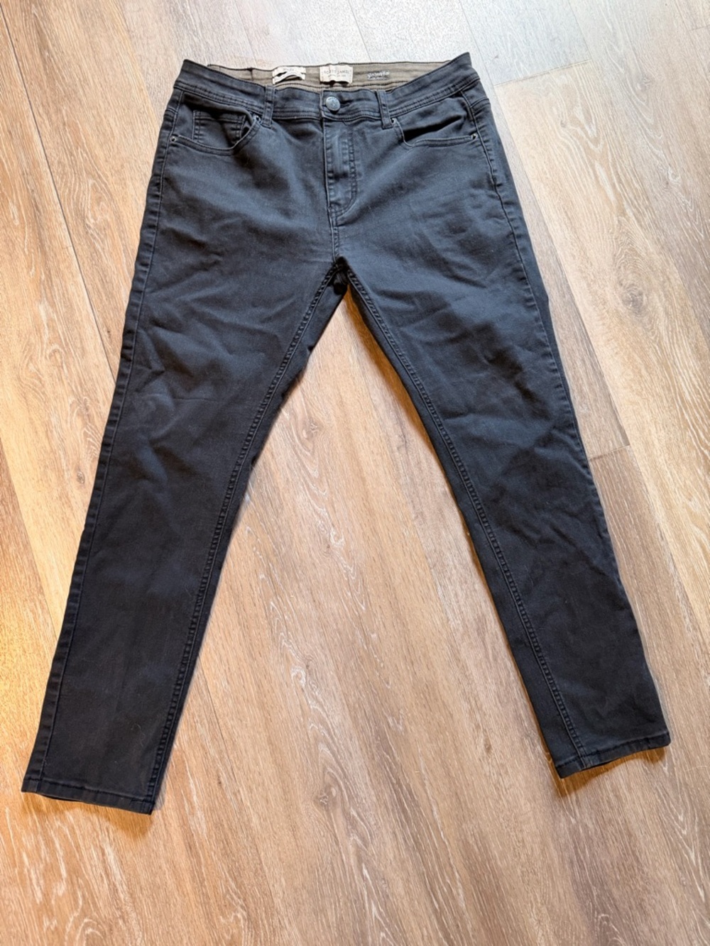 Women’s Scott James Slim Fit Skinny leg Black Jeans 34x30